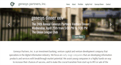 Desktop Screenshot of genesyspartners.com