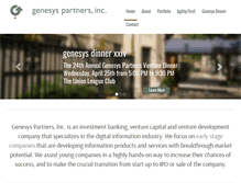 Tablet Screenshot of genesyspartners.com